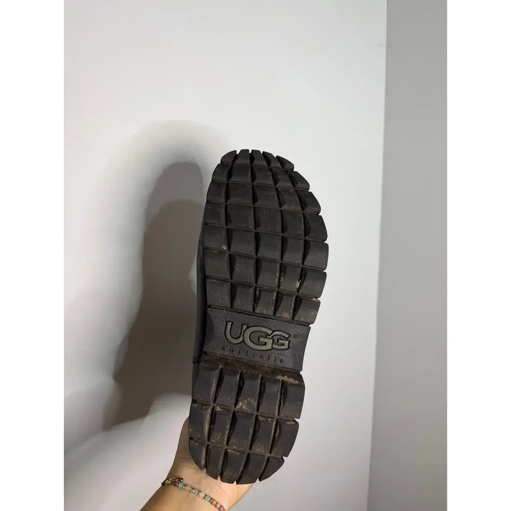 UGG Men's Beacon leather and suede boots with rugged rubber outsoles Men Size 11